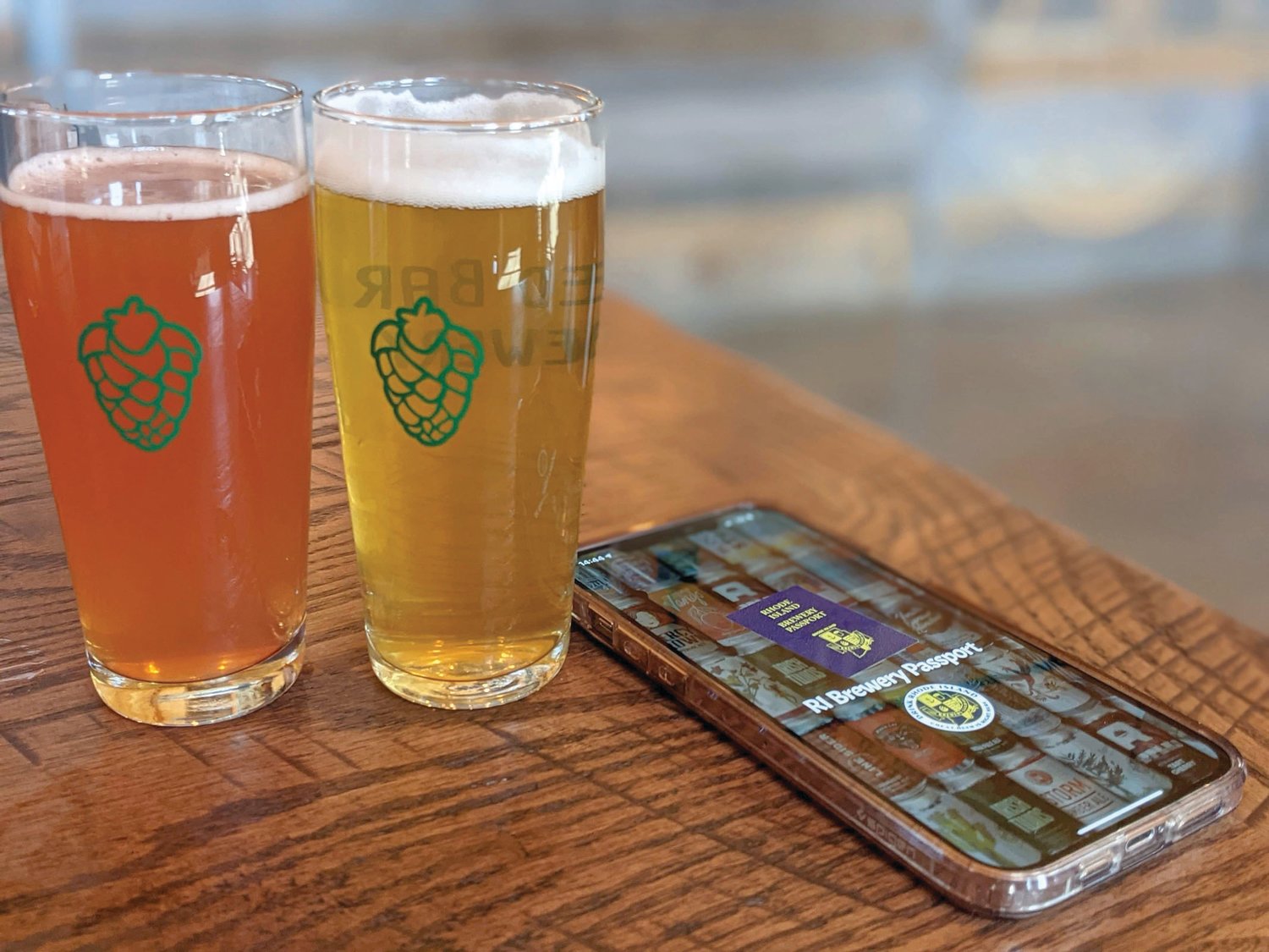 ON YOUR DEVICE: The Brewery Passport is available for iOS and Android services, and can be found through the Guild’s website, ribrewersguild.org.